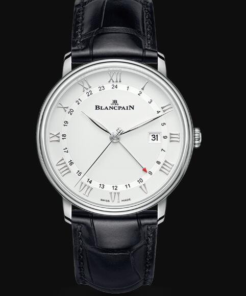 Review Blancpain Villeret Watch Price Review GMT Date Replica Watch 6662 1127 55 - Click Image to Close